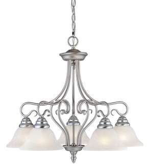 Mid. Chandeliers Glass Down by Livex Lighting ( 107 | 6135-91 Coronado ) 