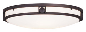 Flush Mounts Bowl Style by Livex Lighting ( 107 | 4488-07 Titania ) 