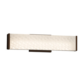 Bathroom Fixtures Cylindrical / Linear by Justice Designs ( 102 | FSN-8601-WEVE-DBRZ Fusion ) 
