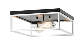 Flush Mounts Cage Style by Matteo Lighting ( 423 | M15542BKCH Clarke ) 