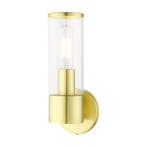 Sconces Single Glass by Livex Lighting ( 107 | 17281-12 Banca ) 