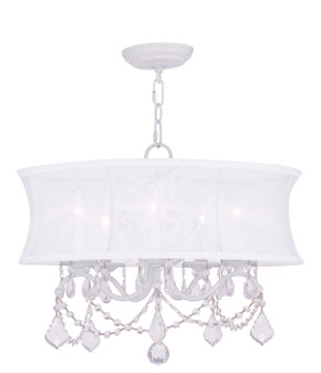 Mid. Chandeliers Drum Shade by Livex Lighting ( 107 | 6305-03 Newcastle ) 