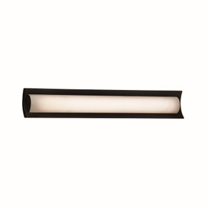 Bathroom Fixtures Cylindrical / Linear by Justice Designs ( 102 | FSN-8635-OPAL-MBLK Fusion ) 