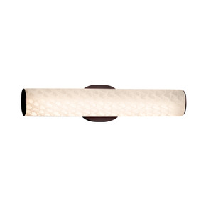 Bathroom Fixtures Cylindrical / Linear by Justice Designs ( 102 | FSN-8651-WEVE-DBRZ Fusion ) 