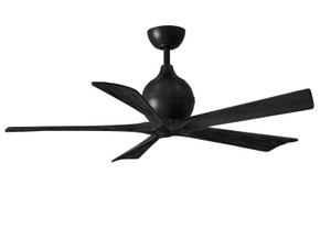 Fans Damp Location by Matthews Fan Company ( 101 | IR5-BK-BK-52 Irene-5 ) 