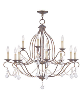 Mid. Chandeliers Candle by Livex Lighting ( 107 | 6438-71 Chesterfield ) 