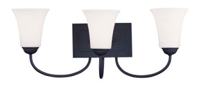 Bathroom Fixtures Three Lights by Livex Lighting ( 107 | 6483-04 Ridgedale ) 