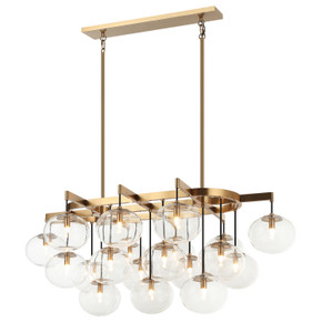 Large Chandeliers Glass Shade by Matteo Lighting ( 423 | C38119AG Bulbus ) 