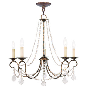 Mid. Chandeliers Candle by Livex Lighting ( 107 | 6515-71 Pennington ) 