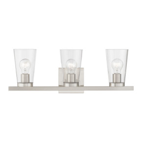 Bathroom Fixtures Three Lights by Livex Lighting ( 107 | 17623-91 Cityview ) 