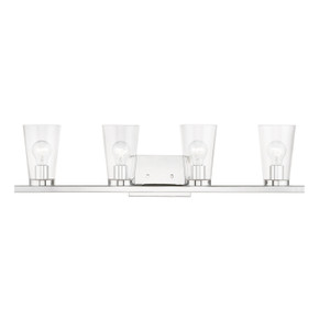 Bathroom Fixtures Four Lights by Livex Lighting ( 107 | 17624-05 Cityview ) 