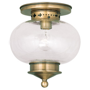 Semi-Flush Mts. Bowl Style by Livex Lighting ( 107 | 5036-01 Harbor ) 