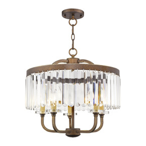 Semi-Flush Mts. Candle by Livex Lighting ( 107 | 50545-64 Ashton ) 
