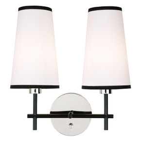 Sconces Double Glass by JVI Designs ( 261 | 1276-15 Bellevue ) 