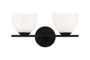 Bathroom Fixtures Two Lights by Matteo Lighting ( 423 | S04202BKOP Uptowne ) 