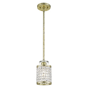 Mini Pendants Glass Down by Livex Lighting ( 107 | 50560-28 Grammercy ) 