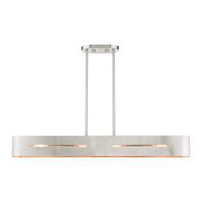 Linear/Island 4 Light + by Livex Lighting ( 107 | 45767-91 Ravena ) 