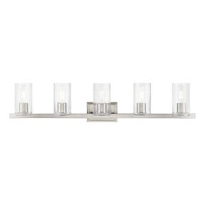 Bathroom Fixtures Five+Lights by Livex Lighting ( 107 | 18035-91 Clarion ) 