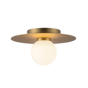Flush Mounts Glass Down by Kuzco Lighting ( 347 | FM15510-BG-UNV Elixir ) 