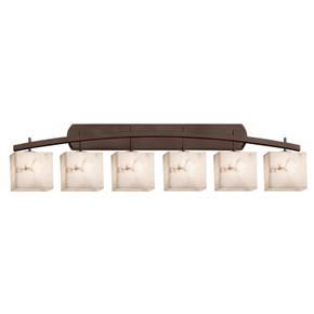 Bathroom Fixtures Five+Lights by Justice Designs ( 102 | FAL-8596-55-DBRZ-LED6-4200 LumenAria ) 