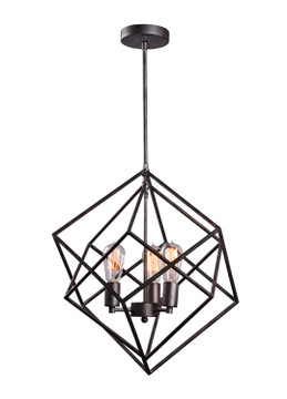 Pendants Open Frame by Matteo Lighting ( 423 | C54623RB Geometry Series ) 