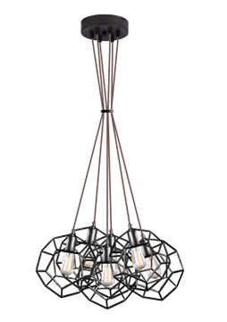 Pendants Multi-port/Cascade by Matteo Lighting ( 423 | C54636RB Geometry Series ) 