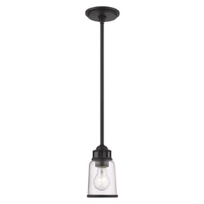 Mini Pendants Glass Down by Livex Lighting ( 107 | 40021-07 Lawrenceville ) 