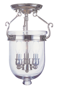 Foyer/Hall Lanterns Glass w/Frame by Livex Lighting ( 107 | 5061-35 Jefferson ) 