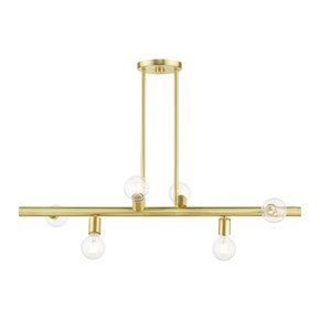 Linear/Island 4 Light + by Livex Lighting ( 107 | 45866-12 Bannister ) 