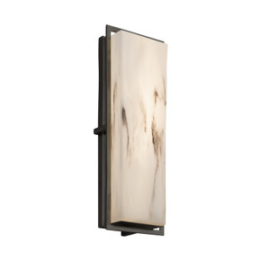 Exterior Wall Mt./Flush by Justice Designs ( 102 | FAL-7564W-MBLK LumenAria ) 