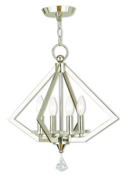 Mini Chandeliers Candle by Livex Lighting ( 107 | 50664-35 Diamond ) 