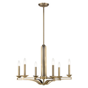 Mid. Chandeliers Candle by Livex Lighting ( 107 | 40056-01 Trumbull ) 