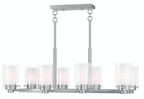 Linear/Island 4 Light + by Livex Lighting ( 107 | 50678-91 Manhattan ) 