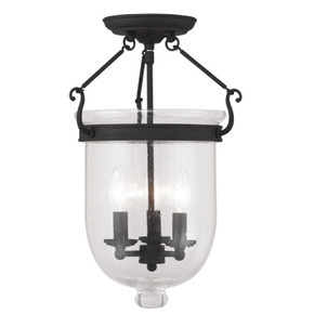 Semi-Flush Mts. Candle by Livex Lighting ( 107 | 5082-04 Jefferson ) 