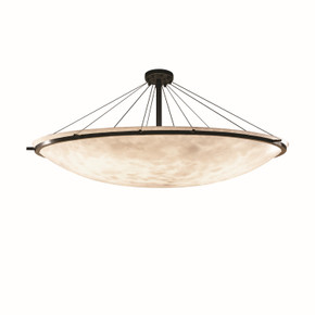Large Chandeliers Multi-Port/Cascade by Justice Designs ( 102 | CLD-9688-35-DBRZ-LED12-12000 Clouds ) 