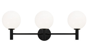 Bathroom Fixtures Three Lights by Matteo Lighting ( 423 | S06003BKOP Cosmo ) 