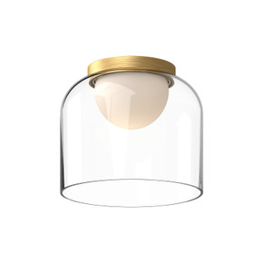Flush Mounts Glass Down by Kuzco Lighting ( 347 | FM52508-BG/CL Cedar ) 