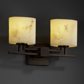 Bathroom Fixtures Two Lights by Justice Designs ( 102 | FAL-8702-30-DBRZ LumenAria ) 