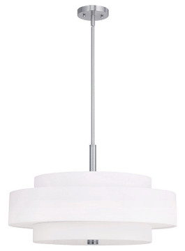 Pendants Drum Shade by Livex Lighting ( 107 | 50875-91 Meridian ) 