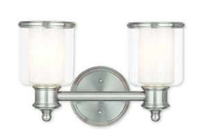 Bathroom Fixtures Two Lights by Livex Lighting ( 107 | 40212-91 Middlebush ) 