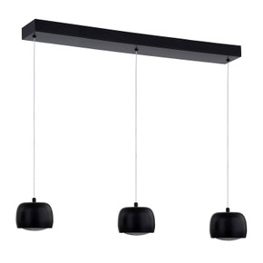 Linear/Island 3 Light Bar by Justice Designs ( 102 | NSH-8115-MBLK Frascati ) 