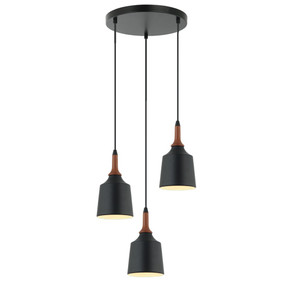 Mini Pendants 3 Light Cluster by Maxilite ( 501 | MX 2318C3-0702 Melrose ) 