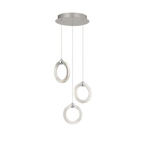 Mini Pendants 3 Light Cluster by Justice Designs ( 102 | NSH-8123-NCCR Hermosa ) 