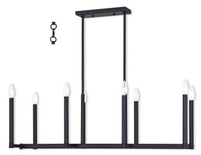 Linear/Island 4 Light + by Livex Lighting ( 107 | 40258-07 Alpine ) 