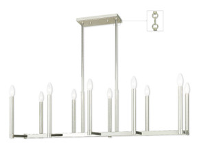 Linear/Island 4 Light + by Livex Lighting ( 107 | 40259-35 Alpine ) 