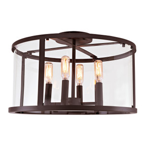 Semi-Flush Mts. Cage by JVI Designs ( 261 | 3061-08 Bryant ) 