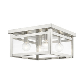 Flush Mounts Cage Style by Livex Lighting ( 107 | 4032-91 Milford ) 