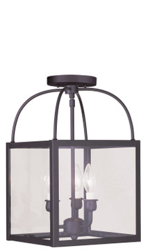 Semi-Flush Mts. Candle by Livex Lighting ( 107 | 4037-07 Milford ) 