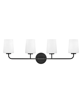 Bathroom Fixtures Four Lights by Lark ( 531 | 853454BK Kline ) 