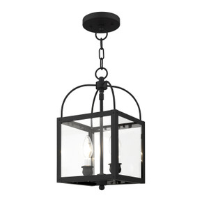 Foyer/Hall Lanterns Glass w/Frame by Livex Lighting ( 107 | 4041-04 Milford ) 